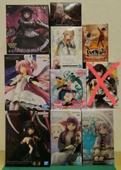 最新含むプライズフィギュアまとめ売り　まどマギ　椎名真昼　フリーレンなど