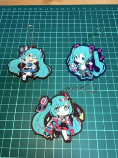 初音ミク 10周年記念 ラバーキーホルダーセット
