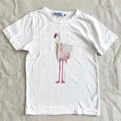 R&D.M.Co- オールドマンズテーラーフラミンゴ プリントTシャツ Lのサムネイル