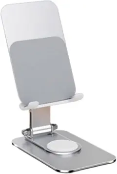 Gkikirty アルミニウム合金卓上携帯電話スタンド 折りたたみ式