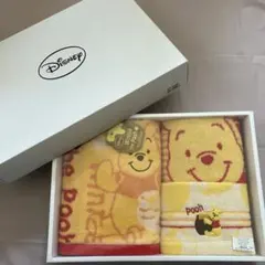 プーさん タオルセット フェイスタオル１枚　ウォッシュタオル２枚