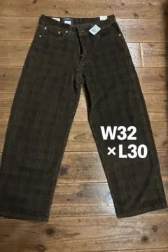 即完 新品　levi's リーバイス 578 baggy バギー コーデュロイ