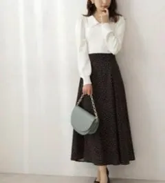 PROPORTION BODY DRESSING ドット　ニット　ワンピース