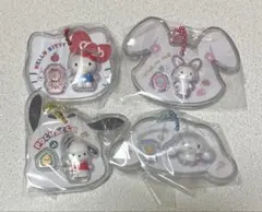 サンリオキャラクターズ　パッケージチャーム＆チョコボーロ　4点セット