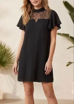 ZARA BASIC ブラックミニワンピ Mサイズ　【 7月末まで】のサムネイル
