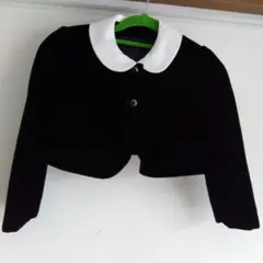 女の子　ジャケット　120㌢　発表会　入学式　卒業式　フォーマル　ボレロ　黒