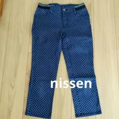 nissen ドット柄 クロップドパンツのサムネイル