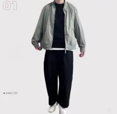 GU コットンリラックスフィットMA-1ブルゾンのサムネイル