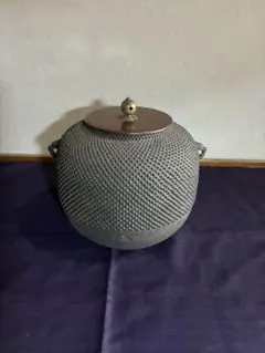 希少 物故作家 金田鹿男 師:松井康成 小紋三島手 水指 象嵌 暦手 李朝