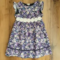 女の子　anyFAM　エニィファム　キッズ　花柄　ワンピース　半袖