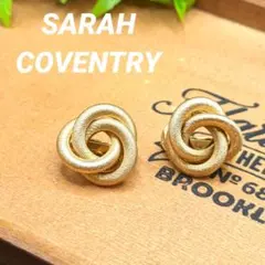 SARAHCOVENTRY ゴールドトーン ヴィンテージ ねじれイヤリングのサムネイル