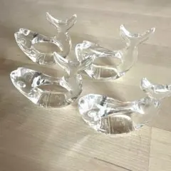さかな型アクリル製ナプキンリング4個セット