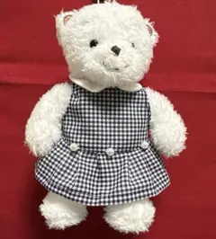 ハンドメイド　着せ替服　　　ファミリア　マスコットベア－用　ワンピース　黒