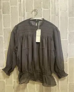 新品♡フリーズマート＊シアーブラウス＊ブラック