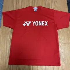 YONEX バドミントン シャツ レッド ユニMサイズ