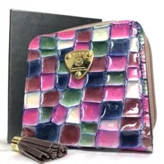 【美品】　アタオ　メリヴィトロ　ラウンドファスナー　二つ折り財布　タッセル bdc034_4.jpg