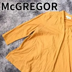 McGREGOR レディース カーディガン 無地 薄手 オレンジ M