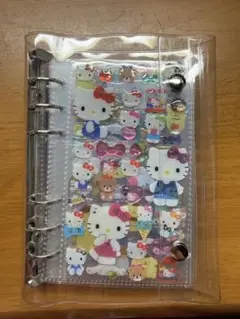 ハローキティ 透明シールセット バインダー収納付き