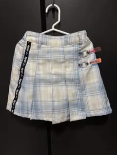 ALGYチェック柄サイドロゴ付きズボンスカート XXS(130)