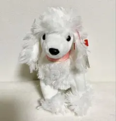 Ty Beanie Babies L'amore プードル ぬいぐるみ　白色のサムネイル