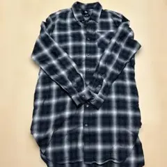 HARE モノトーンオンブレチェックシャツのサムネイル