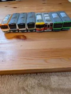 プルバック電車 8両セット 多彩なデザイン