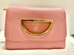 サマンサタバサ 半月マグネット開閉クラッチミニショルダーバッグ