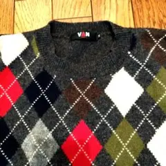 アーガイルニット