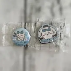 ちいかわ　くら寿司コラボ　缶バッジ　マグネット　ハチワレセット