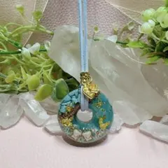 癒しのオルゴナイト❤️ペリドット＋アクアマリンのドーナツ型♡ 癒しのオルゴナイト❤️ペリドット＋アクアマリンのドーナツ型