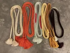 帯締め 6本セット　正絹