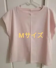 フレンチスリーブTシャツ Mサイズ ピンク