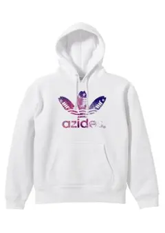 【azides】白2XLコスモ10オンスユナイテッドアスレ裏毛パーカーパロディ