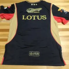 LOTUS F1 MEN'S T-SHIRT L ブラック/ゴールド/レッド
