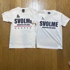 SVOLME Tシャツ ホワイト XS 2枚セット