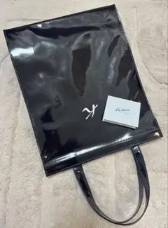 キタムラ トートバッグ 縦型 A4 ネイビー　ショップカード付き