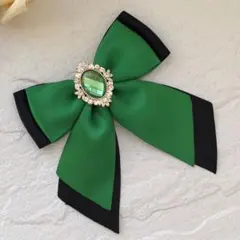 あ*う様 ペンライトリボン キンブレリボン みどり 黒 No3w