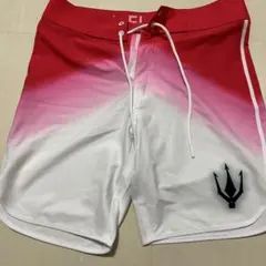 FIEDサーフパンツ　赤白グラデーション