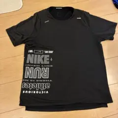NIKE DRI-FIT ランニングTシャツ ブラック