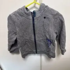 familiarファミリア　グレー フード付きトレーナー