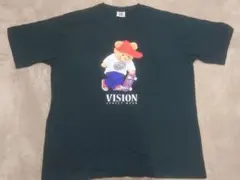 VISION ストリートウェア Tシャツ クマ　濃緑　4L