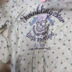 メゾピアノ 水玉模様 トレーナー L (160)