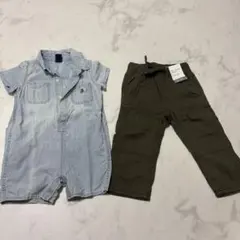 GAP baby ストレートカーペンターデニム カーゴパンツ