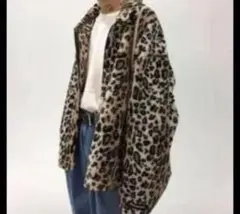 イドン着用 paragraph レオパード ジャケット