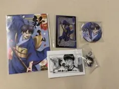 銀魂 吉原大炎上 クリアステッカーコレクション　ジャンプフェスタ缶バッジ 新八