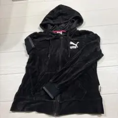 PUMA ブラック フードパーカー Mサイズ