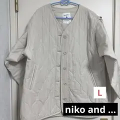 【nikoand... 】洗えるマルチキルティングジャケット