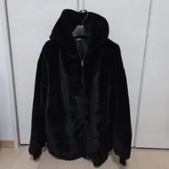 AZUL黒ファー風ジャケット