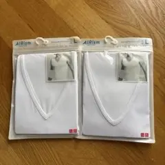 AIRism アンダーシャツ Lサイズ 2枚セット、ユニクロ