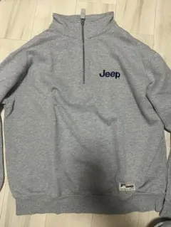 Jeep ハーフジップスウェット